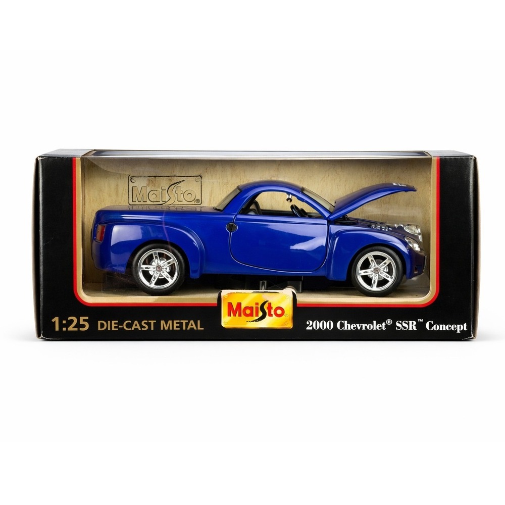Maisto 1:25 2000 Chevrolet SSR Concept Die-Cast Metal Blue Special Edition 31212
